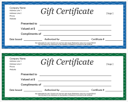 get a free gift certificate template