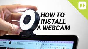 how to setup a webcam on a laptop you
