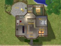 Mod The Sims Brick 2 Bedroom Starter