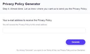 how to write a privacy policy free