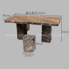 china outdoor patio furniture stone