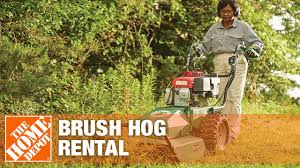 Our trench diggers deliver up to 1,850 blows per minute (bpm), making digging jobs quick work. Brush Hog Tool Rental Center The Home Depot Youtube