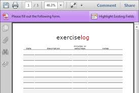 Track Your Workouts With This Free Printable Exercise Log