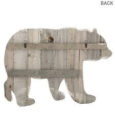 Rustic Wood Pallet Wall Decor Bear