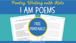 how to write an i am poem with kids
