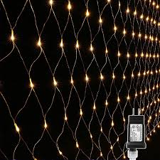 Lyhope 12ft X 5ft 360 Led Christmas Net Lights 8 Modes Low Voltage Mesh Christmas Decorative Lights For Xmas Trees Bushes Wedding Garden Outdoor Indoor Decor Warm White Amazon Com
