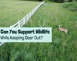 Support Wildlife While Keeping Deer Out