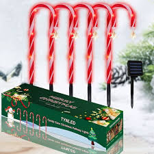 Outdoor Candy Canes In Lights
