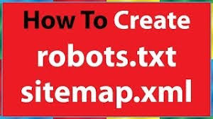 how to create robots txt file sitemap