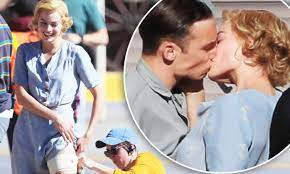 Margot Robbie shares steamy kiss with co-star Finn Cole | Daily Mail Online