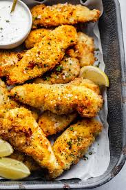 Place in the panko and press gently with your hands to adhere the. Air Fried Chicken Tenders Crispy Delicious Platings Pairings