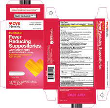 fever reducing childrens suppository