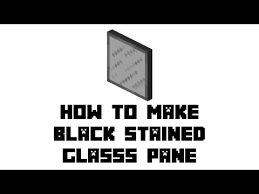how to craft black stained glass in