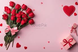 beautiful rose flowers love background