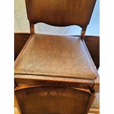 wooden g vine design chairs 4