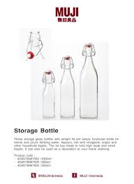 Storage Glass Bottles With Airtight Lid