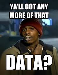 Image result for all the data points meme