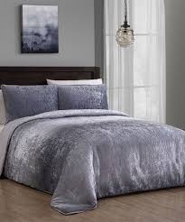 grey ombre velvet comforter set a