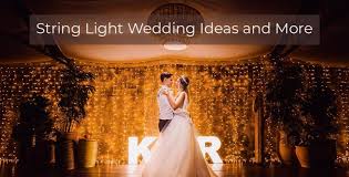 string light wedding ideaore