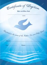 certificado bautismo plantilla fondo