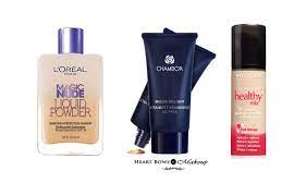 best foundation for oily skin in india