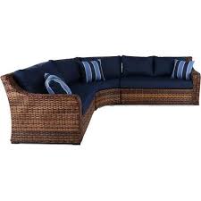 Navy Outdoor Patio Sectional