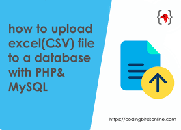 upload excel csv file to a database
