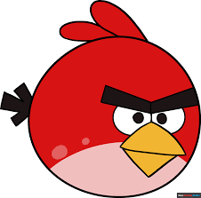 how to draw angry birds really easy