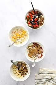 yogurt bowls 4 ways eating bird food