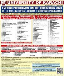 karachi university admission 2023 form
