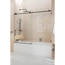 Sliding Frameless Bath Tub Shower Door