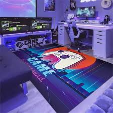 1pc neon light game console carpet