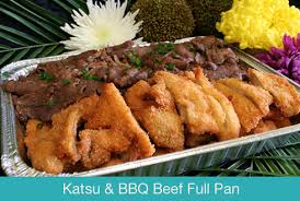 katsu beef full pan l l hawaiian bbq