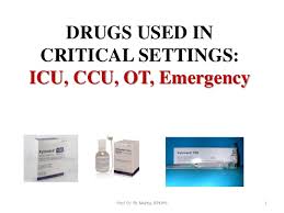 9 Drugs Used In Critical