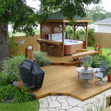 75 Patio Fountain With Decking Ideas