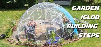 In winter close the windows and the dome will heat up several degrees, especially when it is very cold but the sun is out. Blog How To Build A Garden Igloo Http Www Shelter Dome Com Build Garden Igloo Garden Igloo Diy Tent Dome Greenhouse