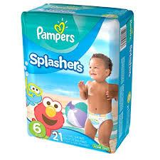 Pampers Splashers Swim Diapers Size 6 21 Count