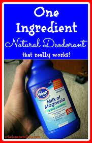 milk of magnesia deodorant