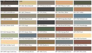 Deck Paint Colors Paint Color Chart