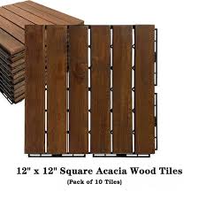 Btmway 12 In X 12 In Square Acacia