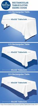 15 Best Tablecloth Sizes Images Tablecloth Sizes Wedding