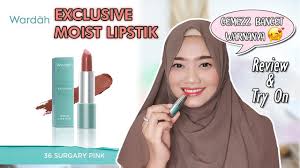 review exclusive moist lipstick wardah