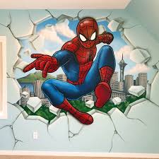 Spiderman Mural Nz Nz Murals And