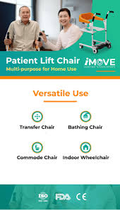 Patients are lifted by a sling device, then transferred to how to transfer with the hoyer lift? Imove Patient Lift And Transfer Chair An Ideal Lifting Device Or Equipment For Home Use Elderly And Patients