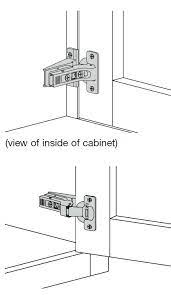 inset door mounting on face frame cabinet