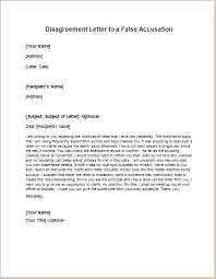 A response to complaint letter is a response to any disconnection complaint. Disagreement Letter To A False Accusation Writeletter2 Com