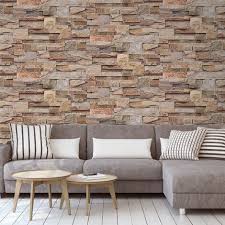 Muriva Brown Brick Slate Stone Natural