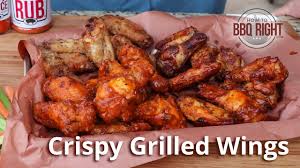 crispy grilled wings on weber