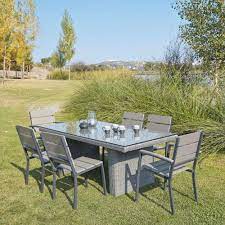 A wide variety of outdoor composite furniture options are available to you, such as general use, design style, and material. Garden Chair In Aluminium And Composite Escale Maisons Du Monde