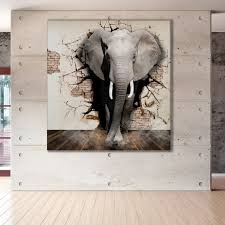 Strong Elephant Wall Art Elephant
